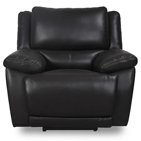 Casual Electric Recliner with Power Headrest